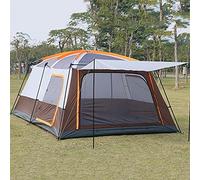 Outdoor Camping Tent 5-8 Person Large Family Tents for Camping Festival, Hiking Waterproof Tent with Living Room And Separate Rooms 4 Season Tents Big Family Shelter Vision