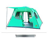 Outdoor Camping Tent Camping Tent 6-8Person 118 * 106 * 90inches Instant Cabin Family Tent, Easy Set Up for Camp Backpacking NG Outdoor, Navy