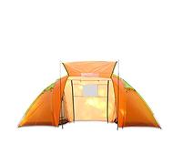 Outdoor Camping Tent Manual 4-Person Waterproof And Mosquito-Proof,Orange
