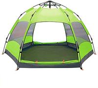 Outdoor Camping Tent Tent Fully Automatic Double Hydraulic Tent Two Doors Four Windows Outside 5-8 People Hexagonal Outdoor Camping Tent