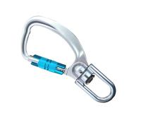 Outdoor Carabiner, Premium Metal D Shape Clip Hook, Multifunction Heavy Duty Gear with Screw Lock and Anti Slip Grip, Reliable Load Bearing Strength for Safety and Versatility for Picnic Camping