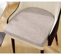 Outdoor Chair Cushion 40x40x3cm with Ties Non-Slip Seat Pad for Garden Dining Room Office - U-Shape Comfort Pillow