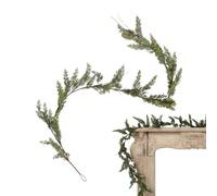 Outdoor Christmas Garland - Artificial Garland for Christmas | Curved Decorations for Home Kitchen Window Halloween Autumn Winter Ideal for festive decorations, it brings warmth
