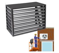 Outdoor Copertura Per Condizionatore, Copertura AC In Alluminio Mobile Copri Condizionatore D'aria Per Finestra Impermeabile Antipolvere Anti Neve Da Esterno Proteg(Size:1.5P-100*70*50cm,Color:Grigio)