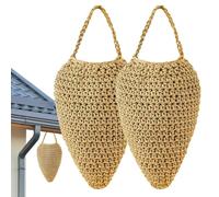 Outdoor Decorative Accents - Eaves Courtyard Gear, Patio Park Portrait Visual, Realistic Mimicry Logic, Nature Inspired Quality, Heavy Rope Unit Sphere, Terrace | for Multiple Placement