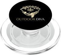 Outdoor Diva Glamping Diva Glamour Wilderness Tenda Camper PopSockets PopGrip per MagSafe