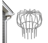 Outdoor Drain Cover, Gutter Screen, Basin Protector, Leaf-Blocking Design, 4.33x4.13 inches, Overflow Prevention, for Shower Areas, Pool Systems, Yard Drainage, Driveway, Patio