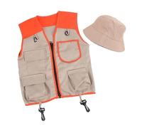 Outdoor Explorer Kit-Set di gilet e cappelli da carico mimetici, Avventure nel cortile, lavabili, da caccia, da escursionismo