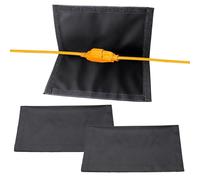 Outdoor Extension Cord Cover Set, 3 Piece Electrical Cable Protector Kit, High Density Cord Protection Channel, Weather Resistant Cable Safety Guard, Outdoor Utility Style Design, Garden Patio