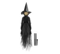 Outdoor Fabric Witch Halloween Decoration - Impermeabile Garden Yard Prop | Waterproof fabric outdoor witch decoration adds vibrant color and a festive spooky atmosphere to gardens, courtyards