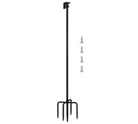 Outdoor Feeding Stand - Yard Hook Support Frame, Strong Plant Hanging Rack Unit, Multi Purpose Ground Mount Holder, Weather Resistant Hanging Device | Lawn Animal Feeding Zone, Patio Display