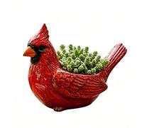 Outdoor Flower Pots - Resin Funny Bird Decorative Planter, Small Indoor Plant Container Pots, Creative Garden Patio Porch Decorative Planter Set, Cute Animal Design Plant Holder | Home Office