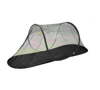 Outdoor Fly Net, Lightweight Mesh Tent Canopy, Waterproof Shelter, Breathable Parasite Protection, Portable Mesh Cover for Camping, Beach, Travel, Sleeping, Adults, Athletes, Blue, Black