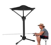 Outdoor Folding Chairs - 16,93 x 3,54 Inches Portatile Foldable Stool, Long Lasting Camping Travel Chair | Strong Load Bearing Backpacking Stool With Three Height Mode For Park Train Station Fishing