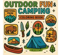Outdoor Fun & Camping Coloring Book: Cute & Simple