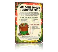 Outdoor Garden Knowledge Sign 8x12 Inch