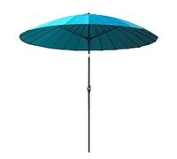 Outdoor Garden Parasol Umbrella |2.7M| Round/Tiltable/with Crank / 38MM Umbrella Pole for Terrace/Patio/Balcony/Coffee