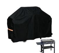 Outdoor Grill Cover - Barbecue UV Resistant Protector with Adjustable Straps - Portable Grill Cover | for Camping Patio Backyard Outdoor Beach Hiking, Designed with adjustable straps on both sides