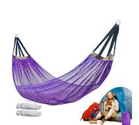 Outdoor Hammock, Travel Tree Hammocks For Camping - Max 200 Kg Load Capacity Furniture Tree Swing For Outdoor Beach Campsites Meditation Travel Backyard Backpacking