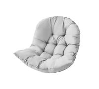 Outdoor Hanging Chair Cushion Waterproof Egg Chair Pad Soft Replacement Cover with Headrest & Armrests for Hammock Swing Comfortable Seat Cushion for Relaxation