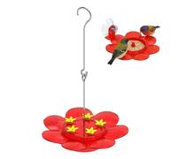 Outdoor Hanging Hummingbird Feeder Stand - Decorative Rust-Proof Wild Bird Feeder Station | Panoramic Clearance Windoŵ Viewing Present For Bird Lovers, Grandmas, Garden & Lawn Yards