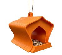 Outdoor Hanging Hummingbird Feeder Stand - Decorative Rust-Proof Wild Bird Feeder Station | Panoramic Clearance Window Viewing Present for Bird Lovers, Grandmas, Garden & Lawn Yards