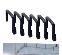 Outdoor Hooks for String Lights, Heavy Duty Light Clips, Utility Hangers for Eaves, Deck, Patio, Fence, Roof, Pergola, Awning, Garden Wreaths, Seasonal Holiday Party Decorations
