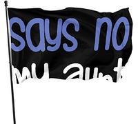 Outdoor If Mom Says No Garden Flag, Family Party Flag 3 X 5 ft Decorazioni per la casa all'aperto