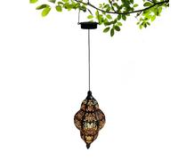 Outdoor Lantern Waterproof, Solar Lights Outdoor, Moroccan Shadow Effects, Hangable Garden Lamp, Elegant Decoration Design, Perfect for Porch, Balcony, and Farmhouse Lighting