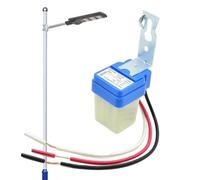 Outdoor Light Sensor, Automatic Lamp Sensor Button, Walkway Light Controll | Outdoor Light Controller For 220V Voltage, Patio, Porch, Garden, Yard, Driveway, Walkway