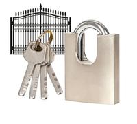 Outdoor Lock Gate Cabinet Pad Lock Cut Resistant Long Shackle