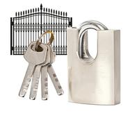 Outdoor Lock Gate Cabinet Pad Lock Cut Resistant Long Shackle