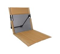Outdoor Lounge Chair - Compact Floor Seat | Foldable Reclining Backrest with Supportive Cushioning and Carry Handle for Relaxing on Beach Lawn Poolside Garden Patio Camping Hiking Picnic Deck