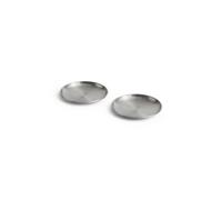 Outdoor Market Plate Set di 2 Piccolo Argento