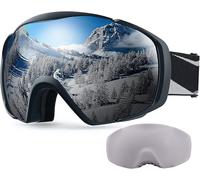 Outdoor Master Classic Maschera Sci OTG Anti-Appannamento UV400, Nero