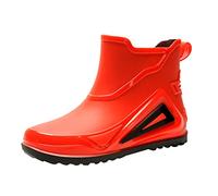 Outdoor Moda Off Road Alpinismo Leggero Antiscivolo Pioggia Stivali di Gomma Scarpe Da Donna Stivali 8, Arancione, 40.5 EU