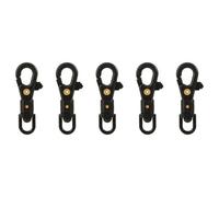 Outdoor Moschettone Clip Portatile Ricambio 2.5g 360 Rotazione 5/10pcs