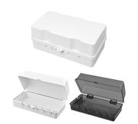 Outdoor Outlet Box - Copertura di sicurezza impermeabile IP54 | Cavo di prolunga scatola di protezione resistente alle intemperie - Scatola di collegamento elettrica con lucchetto per prese, timer