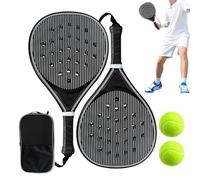 Outdoor Paddle Racket Set, 18.31x10.24x1.54 Inch Sturdy Beach Racket, Lightweight Portable Training Tool, Outdoor Sports Accessories, High- Style with Versatile Build, Summer Holiday Equipment