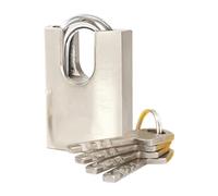 Outdoor Padlock, Gate Cabinet Pad Lock, Heavy Duty Cut Resistant Shackle