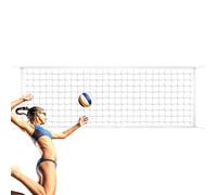 Outdoor Pallavolo Net, Foldable Heavy Duty Badminton Replacement Mesh, Lightweight Sports Accessory for School, Garden, Poolside and Beach, 975,36 x 91,44 cm/32 x 3 ft