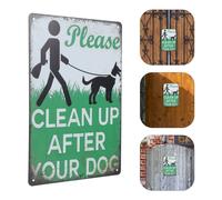 Outdoor Pet Sign Cartello Per Cani Resistente Alle Intemperie Attenti Ai