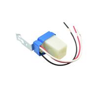 Outdoor Photocell Sensor - Automatic Dusk To Dawn Control | 120 V Light Sensor Switch With Threaded Knuckle, Day Night Photoelectric Cell Replacement For Post Lanterns, Wall Packs