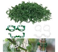 Outdoor Plants Support Clips, Plant Support Clips, for Tomato, Climbing, Vegetable, Wisteria, Strawberry, Peony, Tree Ties, Vine Fixing Clip (Style-A,100 PCS)