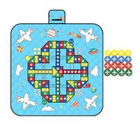 Outdoor Play Mat - Waterproof Picnic Blanket | Foldable 3-Layer Family Board Game Mat | Chess Ludo Crawling Pad For Kids | Camping Beach Lawn Festival Backyard Travel Fun