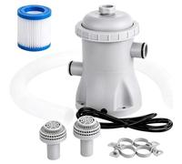 Outdoor Pool Filter Pump - 1100 g PVC Circulation Pump for SPA & Fountains