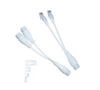 Outdoor Power Over Ethernet Splitter 2 in 1 Connettore di rete Power Over Ethernet Splitter Per Sistemi di Rete Connettore RJ45 Splitter Strumento di distribuzione di rete