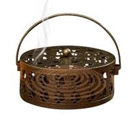 Outdoor Räucherstövchen - Rutschfester Hitzebeständiger Spiralhalter, Räucher Ständer Tablett | Dekorativer Katzen Kralle Ausschnitt Für Zuhause Balkon Garten Yoga Meditation Entspannung Nutzung