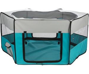 Outdoor Run, Rete - Pavimento, Conigli Nani, Poliestere, 150 × 65 cm, Turchese e Leggero