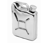 Outdoor Saxx® Borracciagrande in acciaio inox, look tanica di benzina, bottiglia tascabile per grappa 150ml 5oz